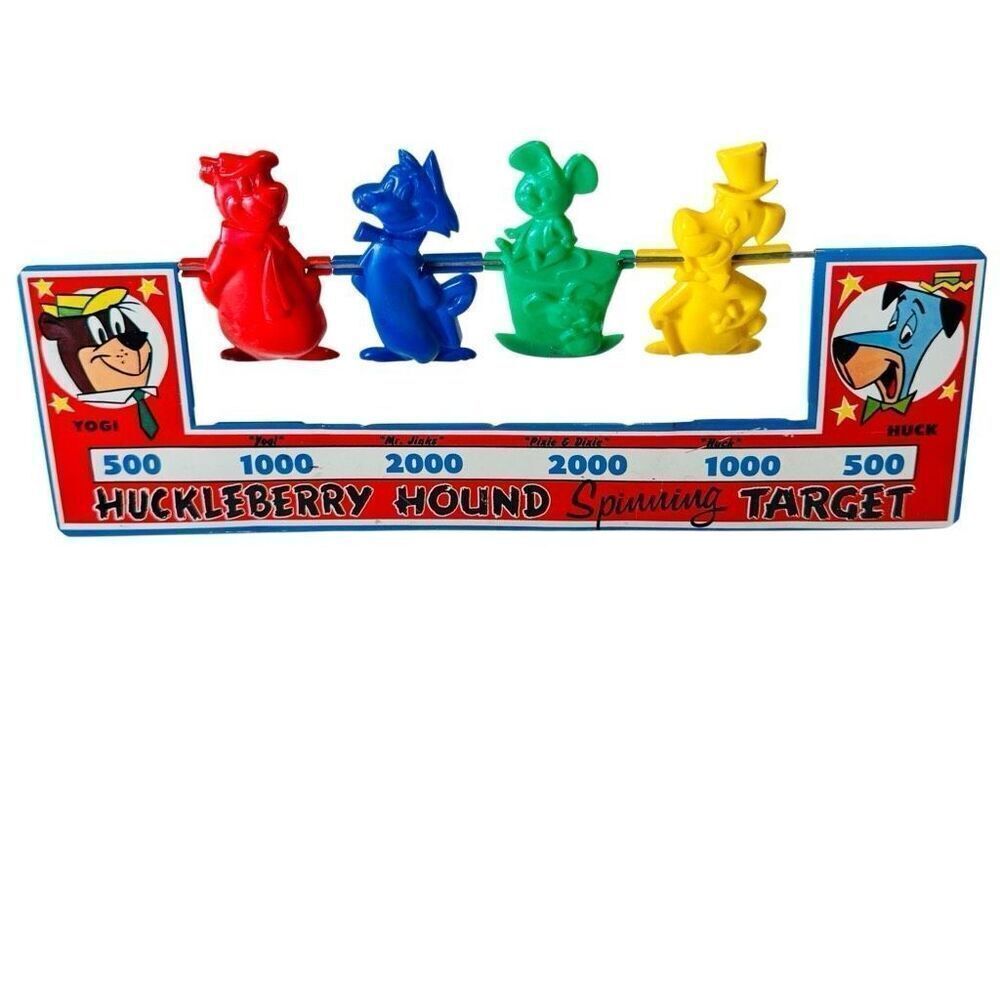 Huckleberry Hound Spinning Target Game Target Only Knickerbocker 1959 Tin Toy